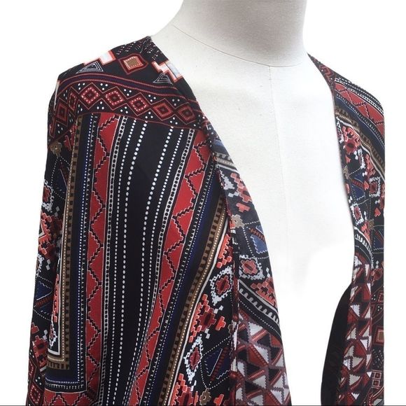 NWT Harper & Liv Marrakech Fringe Kimono. - Picture 4 of 12